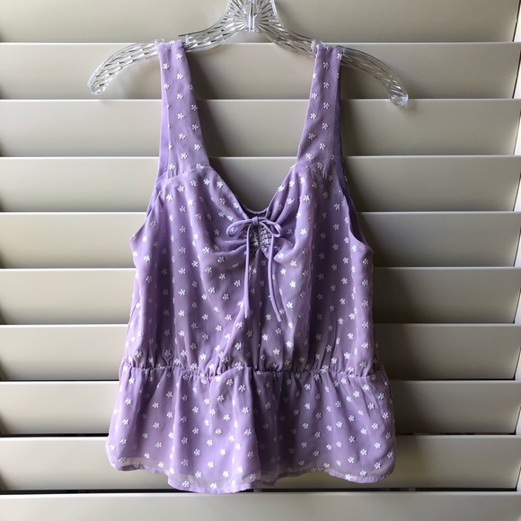 NWT Francesca’s Purple blouse SOLD - Picture 2 of 4